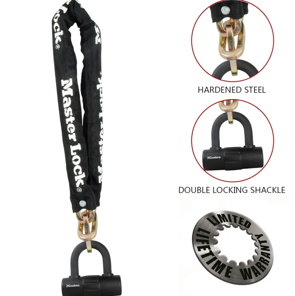 Hardened Steel Chain with Mini U-Lock