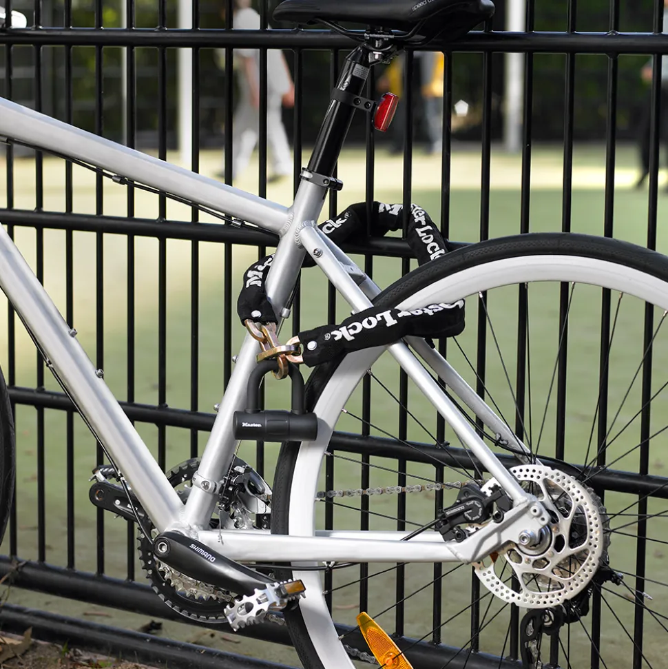 Hardened Steel Chain with Mini U-Lock