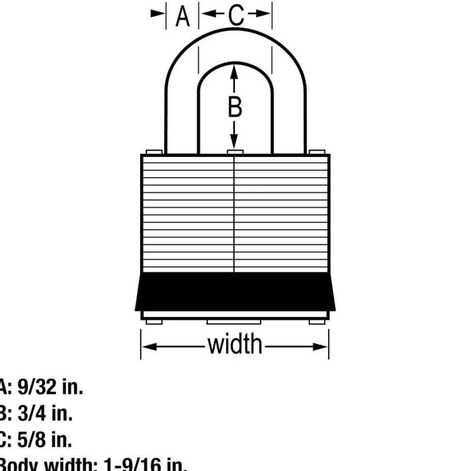 Laminated Padlock