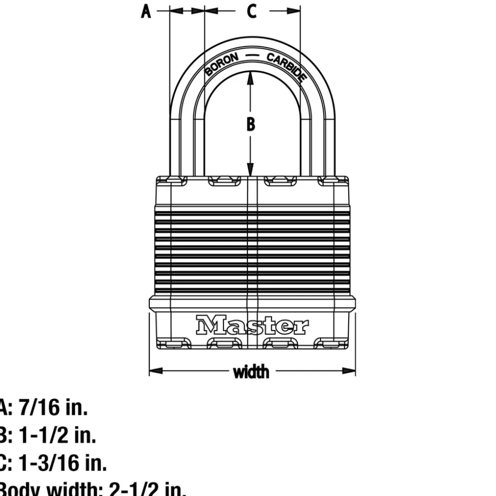 Laminated Padlock