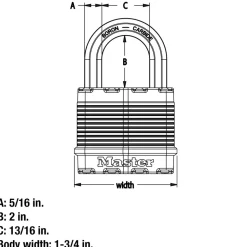 Laminated Padlock