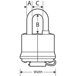 Laminated Padlock