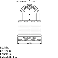 Laminated Padlock