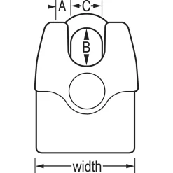 Laminated Padlock