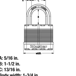 Laminated Padlock