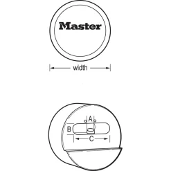 ProSeries® Hidden Shackle Padlock