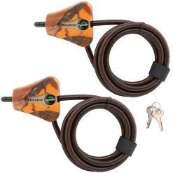 Python™ Adjustable Locking Cable 2-pk; Mossy Oak® Blaze™ Camouflage