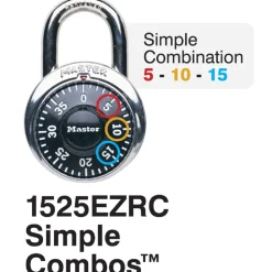 Simple Combos™ ADA Inspired Combination Padlock