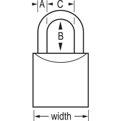 Solid Body Padlock
