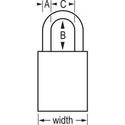 Solid Body Padlock