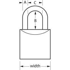 Solid Body Padlock