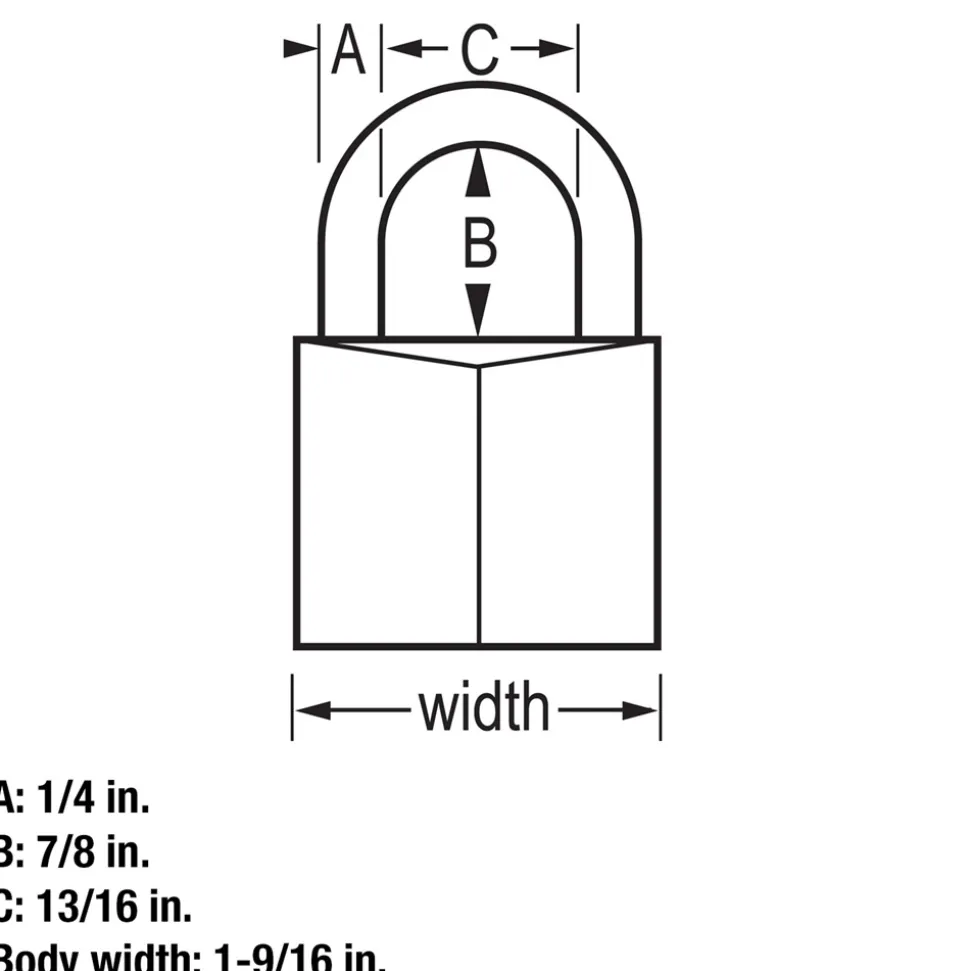 Solid Body Padlock