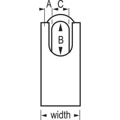Solid Body Padlock