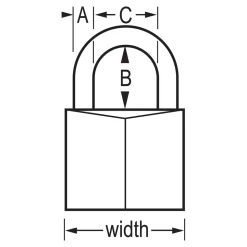 Solid Body Padlock