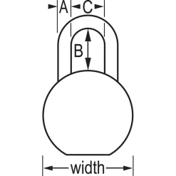 Solid Body Padlock