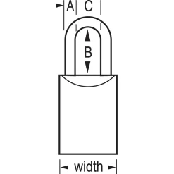 Solid Body Padlock