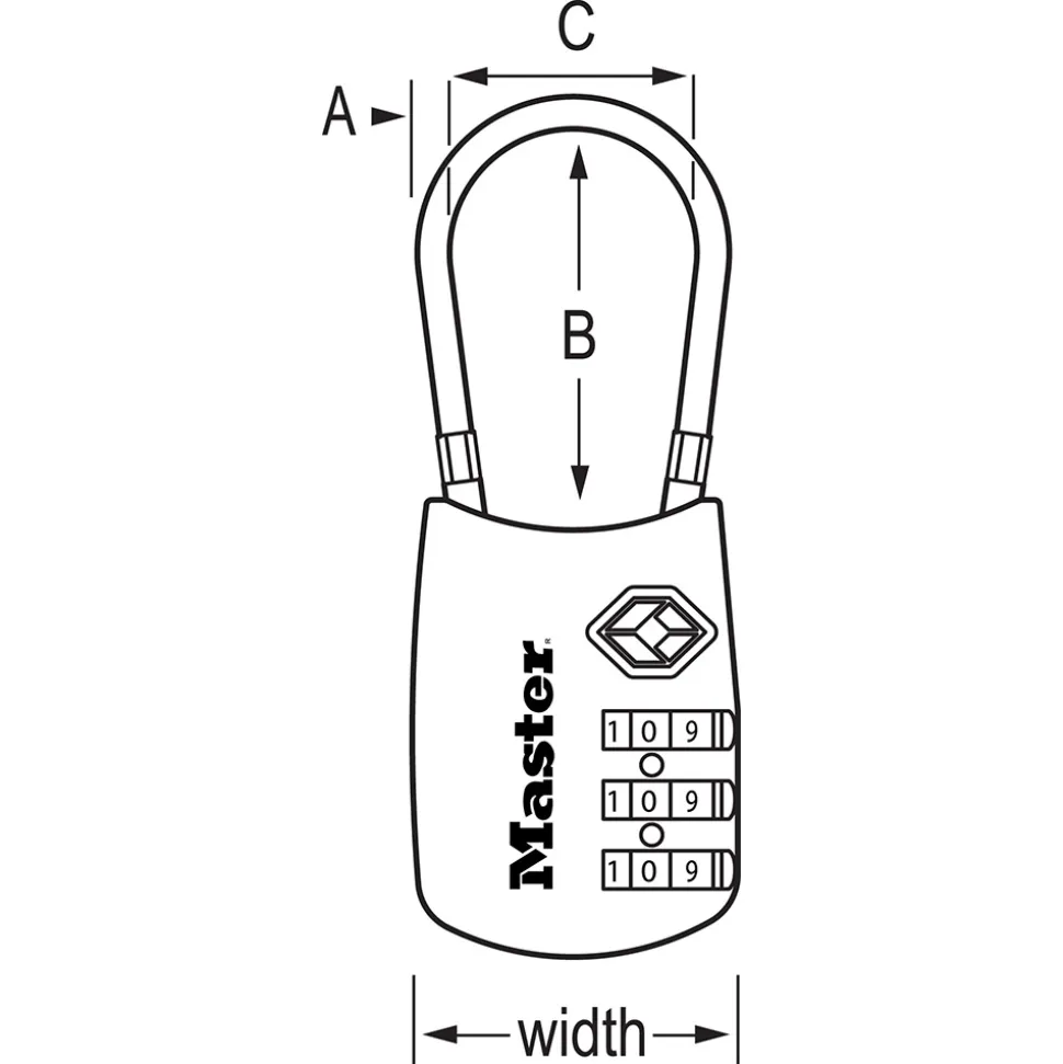 TSA-Approved Luggage Lock