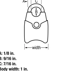 TSA-Approved Luggage Lock
